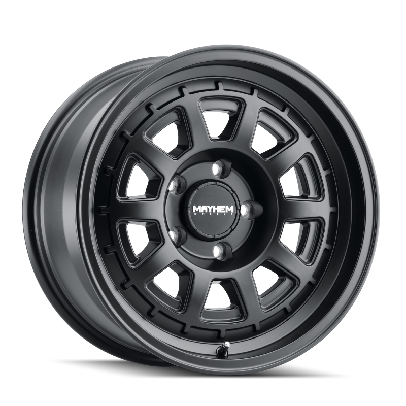 Mayhem 8303 Voyager 18x9 / 6x139.7 BP / 0mm Offset / 106mm Hub Matte Black Wheel