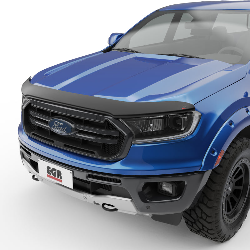 EGR 19+ Ford Ranger Superguard Hood Guard Matte Black