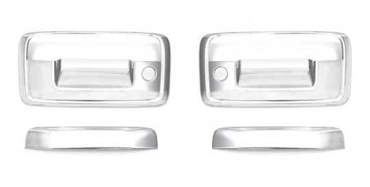 AVS 02-08 Dodge RAM 1500 Tailgate Handle Cover 2pc - Chrome