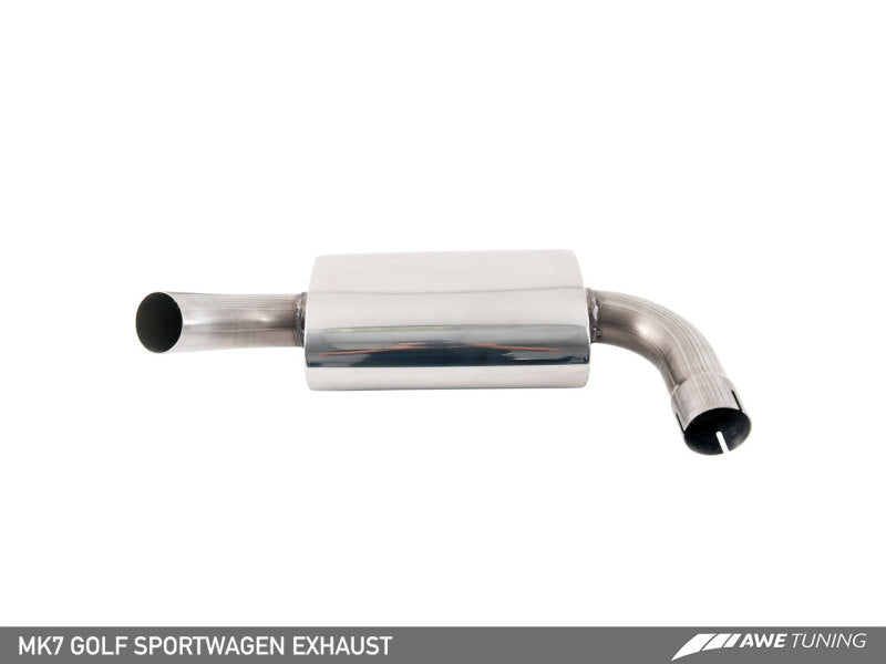 AWE Tuning VW MK7 Golf SportWagen Track Edition Exhaust w/Diamond Black Tips (90mm)