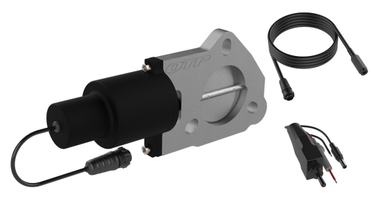 QTP 2.25in Bolt-On QTEC Electric Cutout Valve - Single