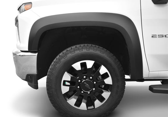 Bushwacker 2020 Chevrolet Silverado 2500 Extend-A-Fender Style Flares Front 2pc - Black