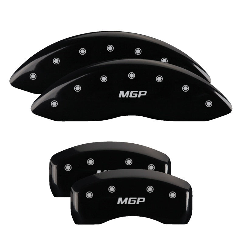 MGP 4 Caliper Covers Engraved Front Accord Engraved Rear Accord Black finish silver ch