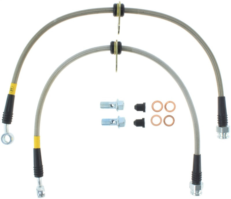 StopTech 99-00 Civic Si w/Rear Disc Brakes Front SS Brake Lines