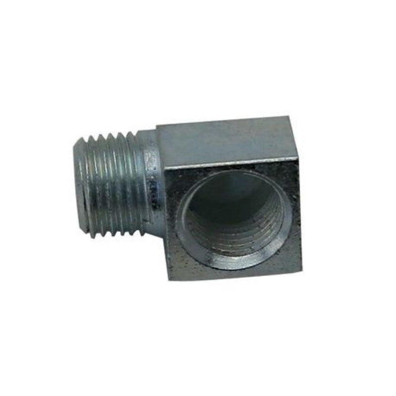 S&amp;S Cycle 1/8-27 NPTF x .500in Male/Female 90 Degree Pipe Fitting