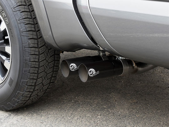 aFe POWER Rebel Series 2-1/2in 409 SS Cat Back Exhaust w/ Black Tips 16-17 Nissan Titan V8 5.6L