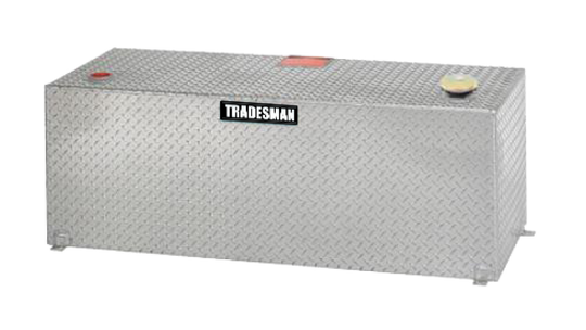 Tradesman Aluminum Rectangular Liquid Storage Tank (98 Gallon Capacity) - Brite