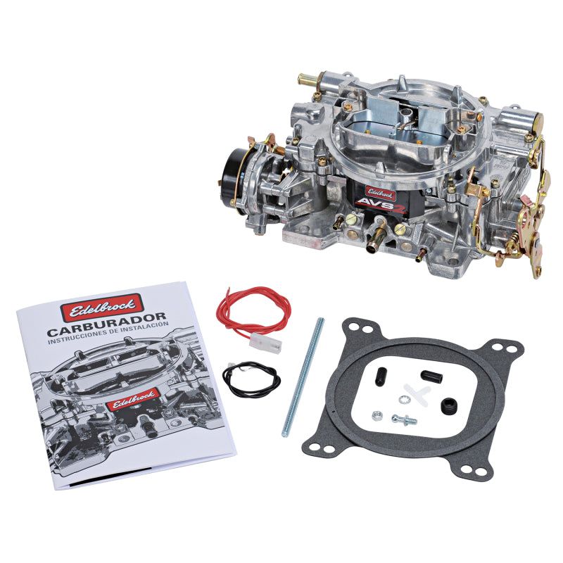 Edelbrock Carburetor AVS2 Series 4-Barrel 650 CFM Off-Road Electric Choke Satin Finish (Non-EGR)