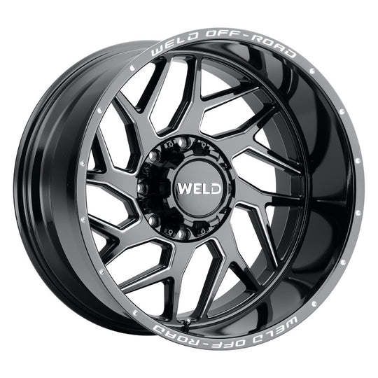 Weld Off-Road W117 22X10 Fulcrum 5X139.7 5X150 ET-18 BS4.75 Gloss Black MIL 110.2