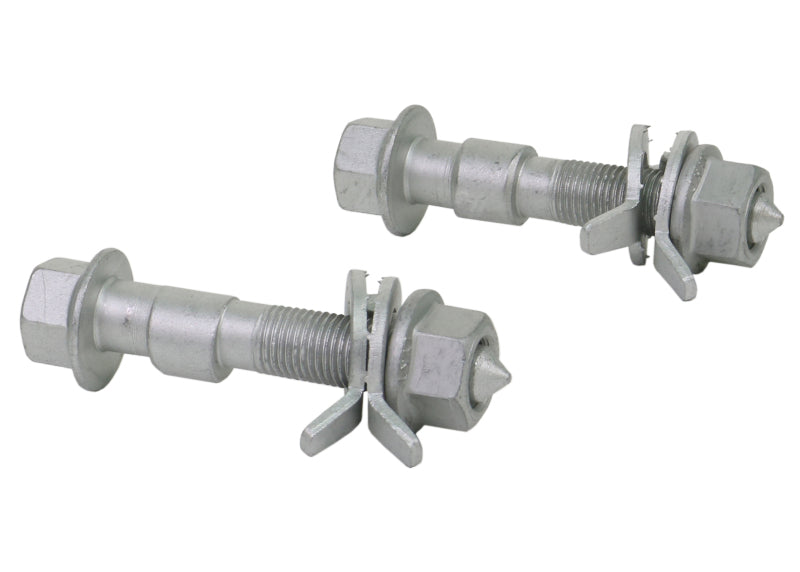Whiteline 89-98 Nissan 240SX S13 &amp; S14 Front / 6/09+ Chevy Cruze JG Camber Adjusting Bolt Kit - 12mm