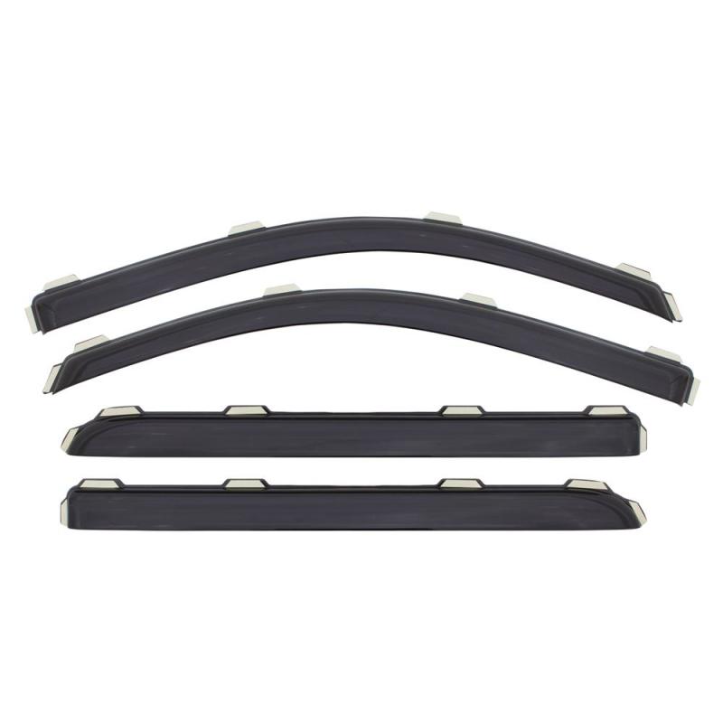 AVS 11-15 Kia Sorento Ventvisor In-Channel Front &amp; Rear Window Deflectors 4pc - Smoke
