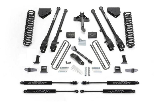 Fabtech 08-10 Ford F450/550 4WD 6in 4Link Sys w/Coils & Stealth