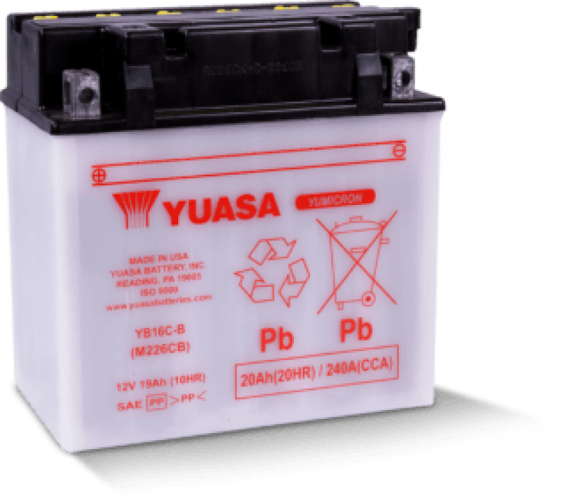 Yuasa YB16C-B Yumicron CX 12 Volt Battery
