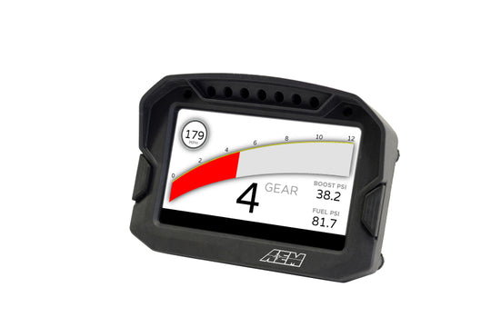 AEM CD-5LG Carbon Logging Digital Dash Display w/ Internal 10Hz GPS & Antenna