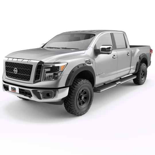 EGR 2017 Nissan Titan Bolt-On Look Fender Flares - Set - Black Matte (796005)