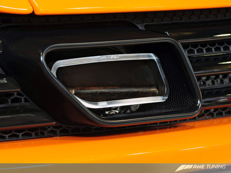 AWE Tuning McLaren MP4-12C Performance Exhaust - Machined Tips