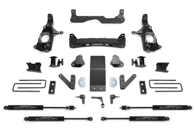 Fabtech 11-19 GM 3500HD 2WD/4WD 4in Basic Sys w/Stealth Shks