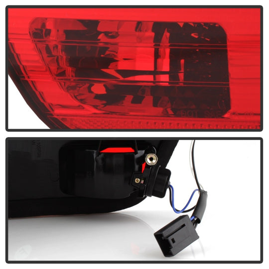 Spyder BMW E53 X5 00-06 4PCS Euro Style Tail Lights- Red Clear ALT-YD-BE5300-RC