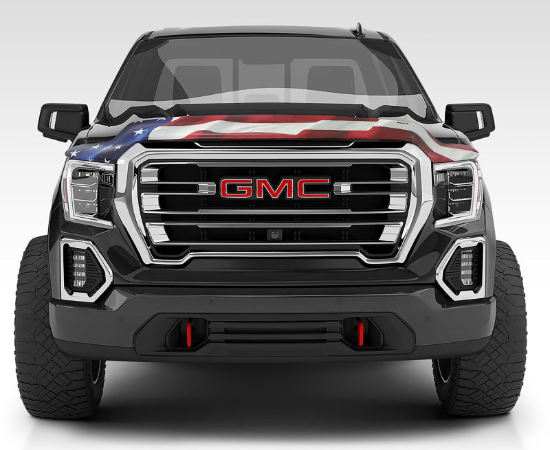 Stampede 2014-2018 GMC Sierra 1500 Vigilante Premium Hood Protector - Flag