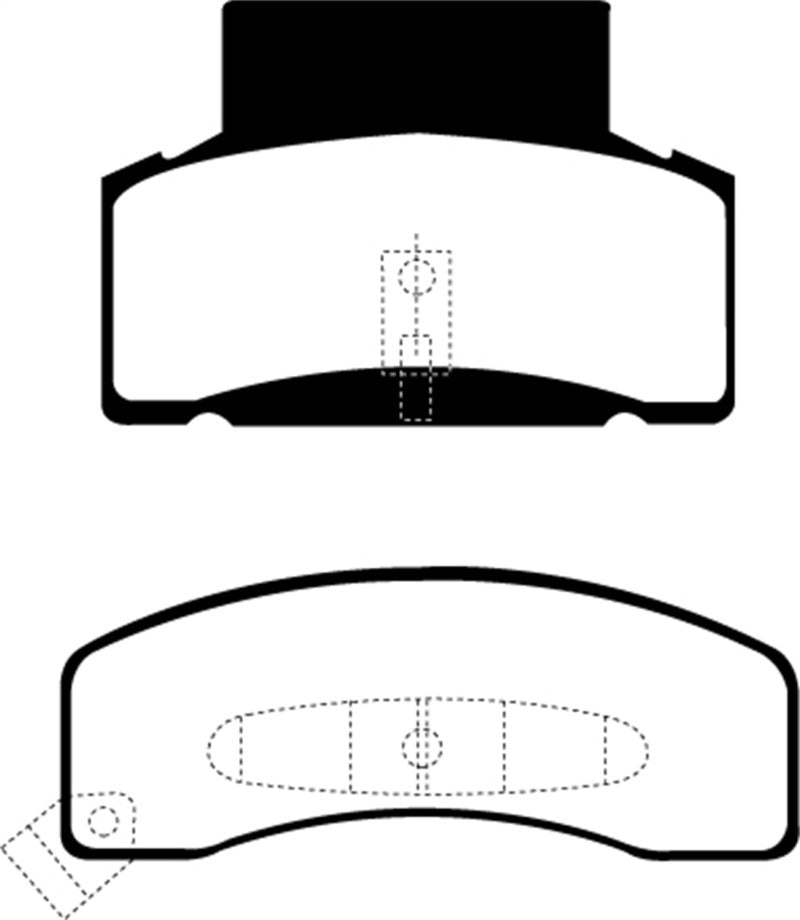 EBC 92-99 Chevrolet C30 DRW Yellowstuff Front Brake Pads