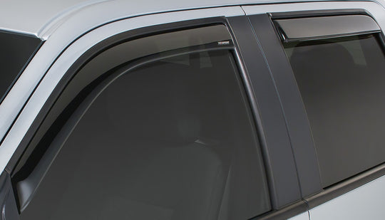 Stampede 2007-2013 Chevy Avalanche Crew Cab Pickup Snap-Inz Sidewind Deflector 4pc - Smoke