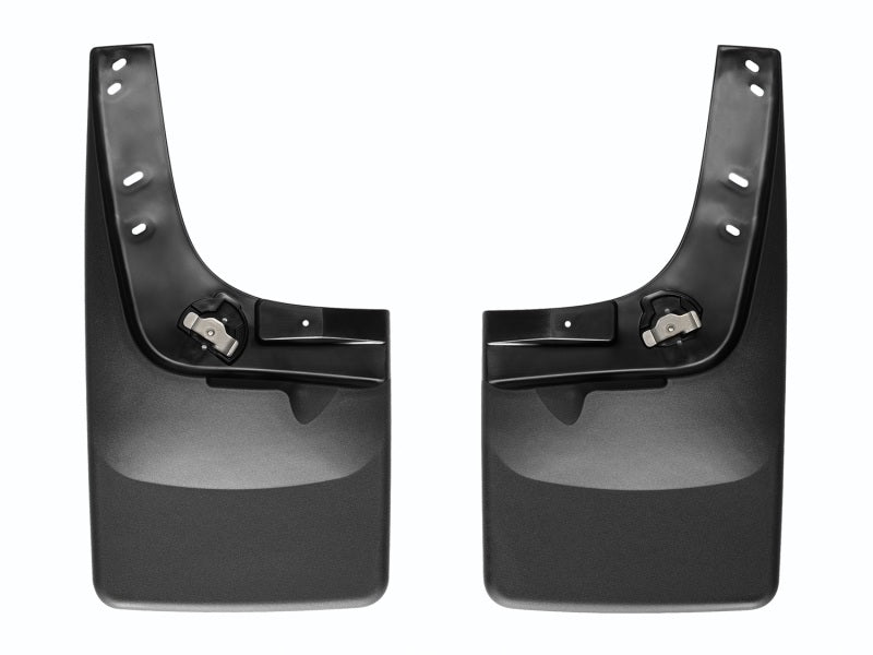 WeatherTech 07 GMC Sierra No Drill Mudflaps - Black