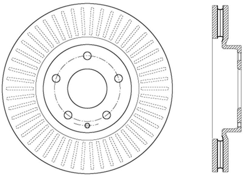 StopTech Performance Front Left Brake Rotor