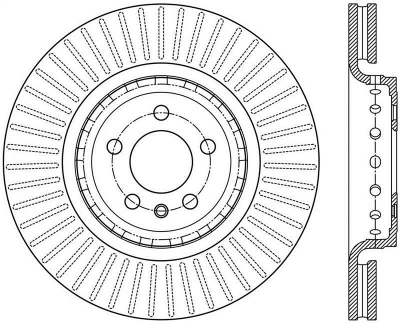 StopTech Sport Slotted Rotor - Front Left