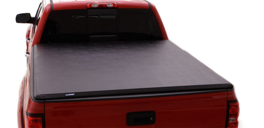 Lund 02-17 Dodge Ram 1500 Fleetside (8ft. Bed) Hard Fold Tonneau Cover - Black