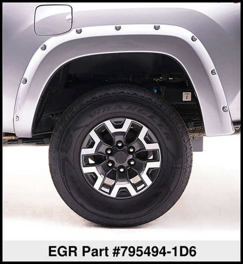 EGR 14+ Toyota Tundra Bolt-On Look Color Match Fender Flares - Set - Silver Sky