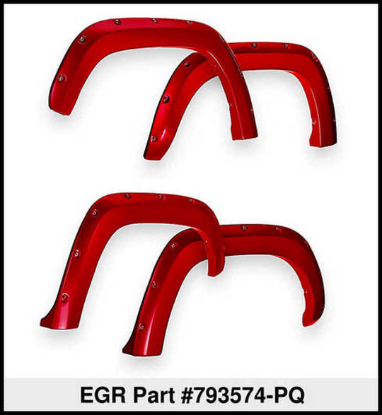 EGR 2018 Ford F150 Bolt-On Look Color Match Fender Flares - Set - Race Red