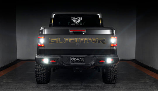 Oracle Rear Bumper LED Reverse Lights for Jeep Gladiator JT - 6000K SEE WARRANTY