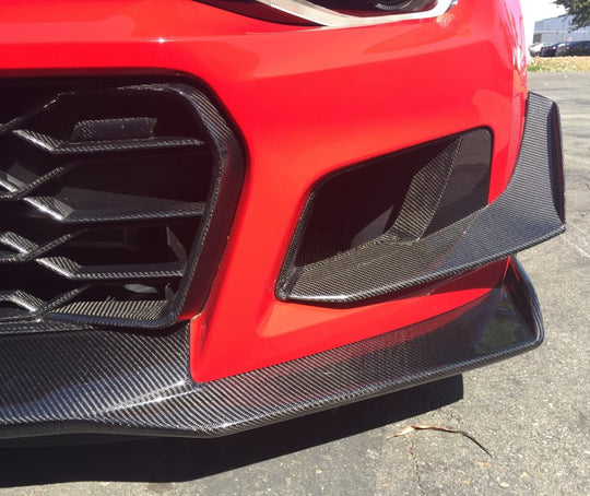 Anderson Composites 17-18 Chevrolet Camaro 1LE Carbon Fiber Type LE Air Duct Bezels