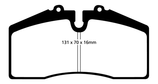 EBC 05+ Ford Saleen Mustang Brembo front calipers Bluestuff Front Brake Pads