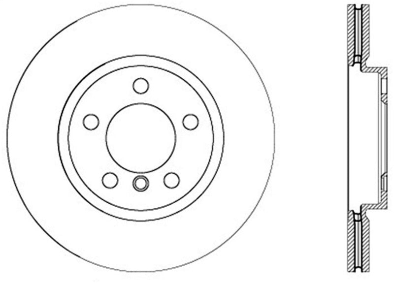 StopTech Drilled Sport Brake Rotor