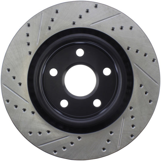 StopTech 08-09 Pontiac G8 Slotted & Drilled Front Left Rotor