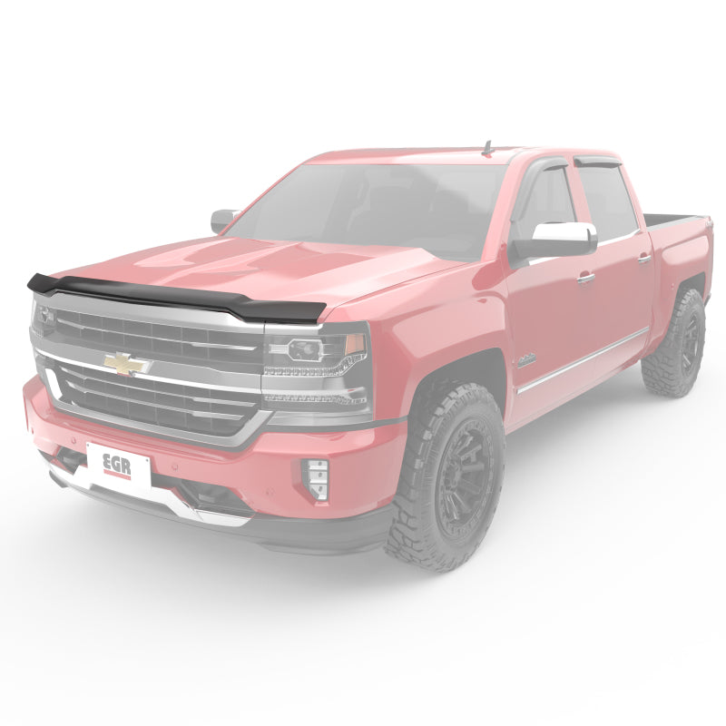 EGR 16+ Chev Silverado LD Superguard Hood Shield - Matte