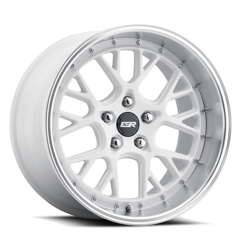 CS11 18X9.5 5X114.3 +22 GLOSS WHITE FACE MACHINED LIP