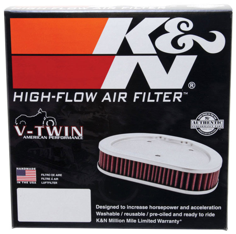 K&amp;N Replacement Air Filter 1.625in H for Harley-Davidson