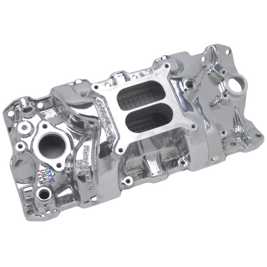 Edelbrock Perf RPM Manifold Polished