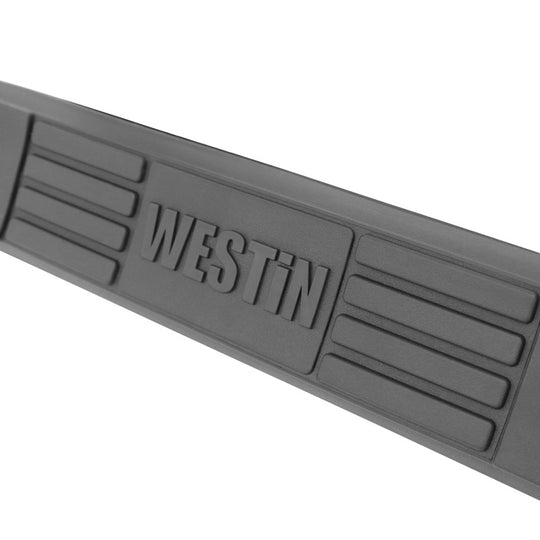 Westin 2014-2018 Chevy Silverado 1500 Dbl Cab (Rocker Mount) E-Series 3 Nerf Step Bars - Black