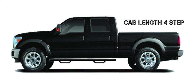 N-Fab Nerf Step 06-09 Dodge Ram 1500/2500/3500 Mega Cab - Tex. Black - Cab Length - 3in