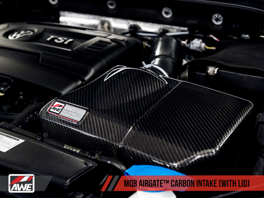 AWE Tuning Audi / Volkswagen MQB 1.8T/2.0T/Golf R Carbon Fiber AirGate Intake w/ Lid