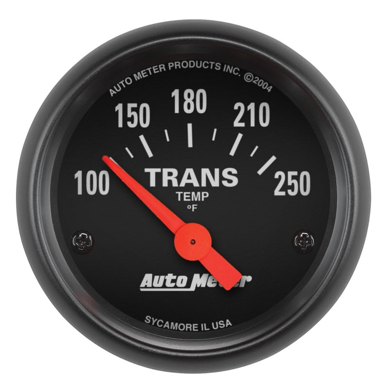 Autometer Z Series 52.4mm 100-250 Degrees F Transmission Gauge & Gauge Pillar Mount