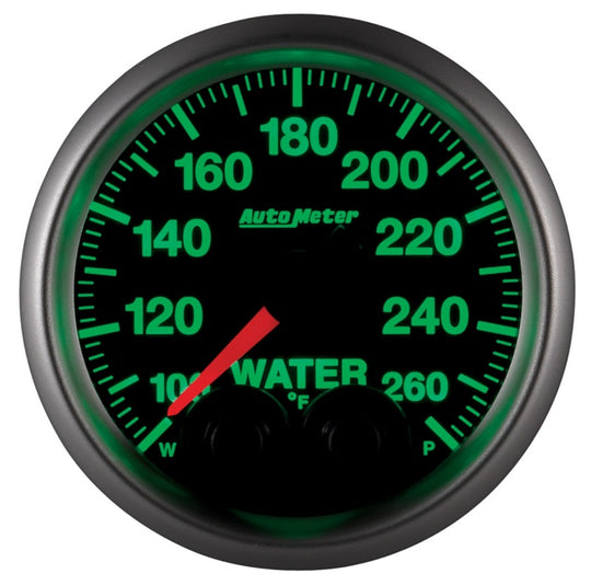 Autometer Elite 52mm 100-260 Degress F Water Temperature Peak and Warn Gauge w/ Electonic Control