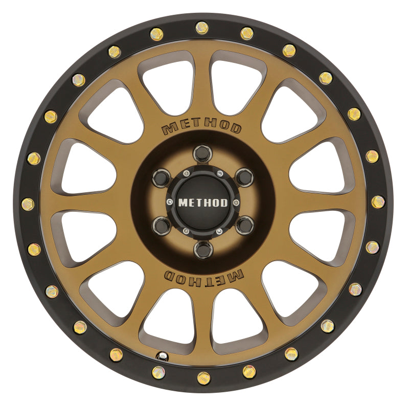 Method MR305 NV 20x9 +18mm Offset 6x5.5 108mm CB Method Bronze/Black Street Loc Wheel