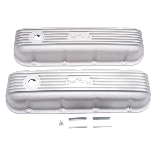 Edelbrock Valve Cover Classic Series Chevrolet 1965 and Later 396-502 V8 Satin