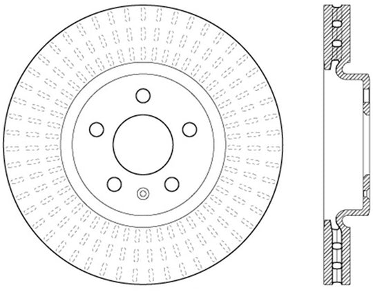 StopTech Drilled Sport Brake Rotor