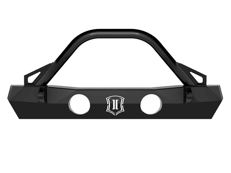 ICON 2018+ Jeep Wrangler JL / 2020+ Jeep Wrangler JT Pro Series Front Bumper w/Bar/Tabs