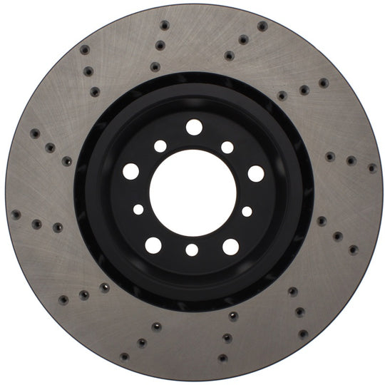 StopTech 01-06 BMW M3 Drilled Left Front CRYO Rotor